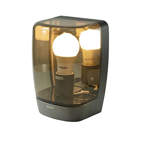 Applique E27 Roblan ZOA7132GX luminaire mural façade jardin gris foncé