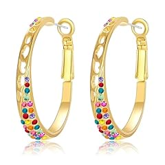 Multicolor Crystal /Gold-tone