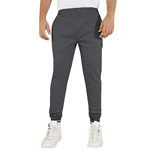 Image of Reoutlook Men's Solid Hosiery Rib Jogger /Track Pant's /Pajamas /Lower