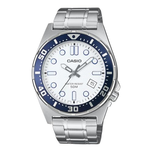 Casio Enticer Men MTD-135D-7AVDF Analog White Dial Men (A2379)