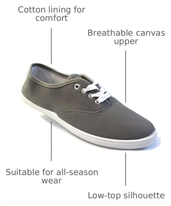 Image of Shoes8teen Womens Canvas Decks Sneakers 18 Colors Available | Casual Shoes