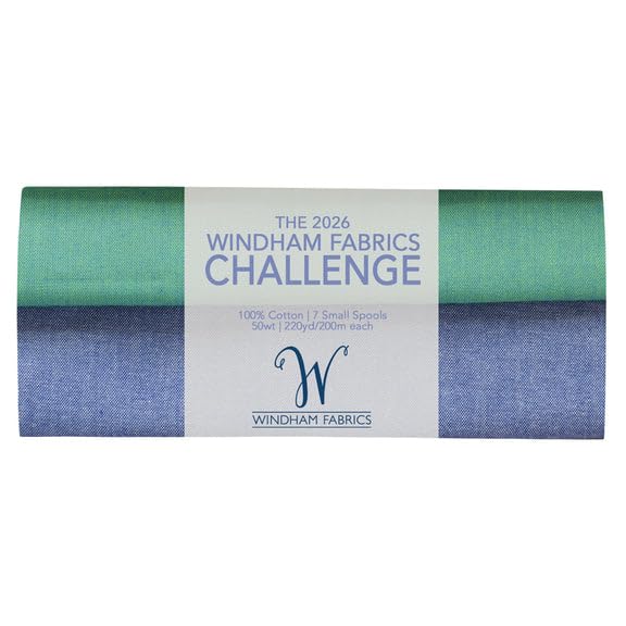 Fil 100% coton Windham Challenge 2026 pour matelassage et couture main - 2