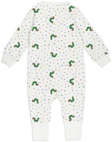 L'ovedbaby Organic Cotton 2-Way Zipper Footless Romper – GOTS Certified Infant Sleeper Play Suit with Eric Carle Artwork image 5