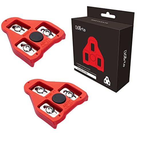 Boerte Peloton Cleats Compatible With Look Delta Clips(9 Degree Float) - Peloton Cleats For Men's And Women's Cycling Shoes - Indoor Cycling & Road Bike Pedals Replacement Bike Cleats Set #TOP2