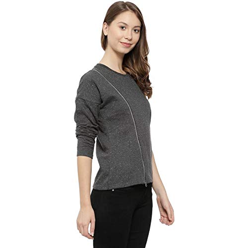 Image of PINACOLADA Full Sleeve Solid Women Sweatshirt