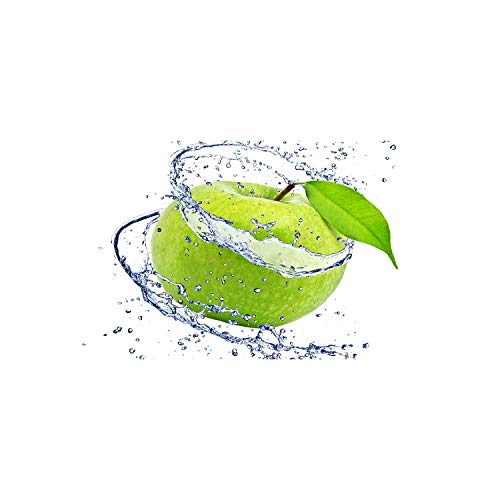 Crédence de cuisine 100x50cm Tulup en verre trempé vert pomme