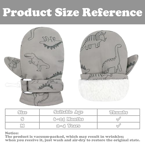 image for Sarfel Baby Mittens Baby Gloves 6-12 Months Baby Winter Mittens Toddle