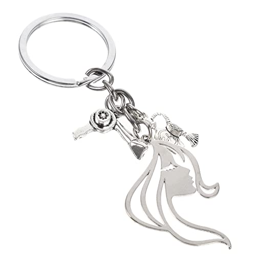 SOIMISS Schlüsselanhänger Mit Shampoo-anhänger Und Föhn-anhänger Schmuck Für Friseure Geschenk Für Friseurin Zum Dekorieren Von Schlüsseln Und Taschen