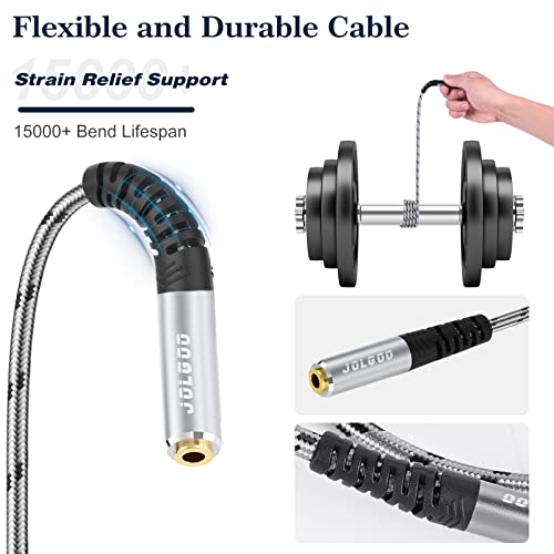 3.5Mm Female To Xlr Male Stereo Audio Adapter Cable, 1/8 Inch Mini Jack Female To Xlr Male Adapter Cable, 1 Feet - Jolgoo #TOP4