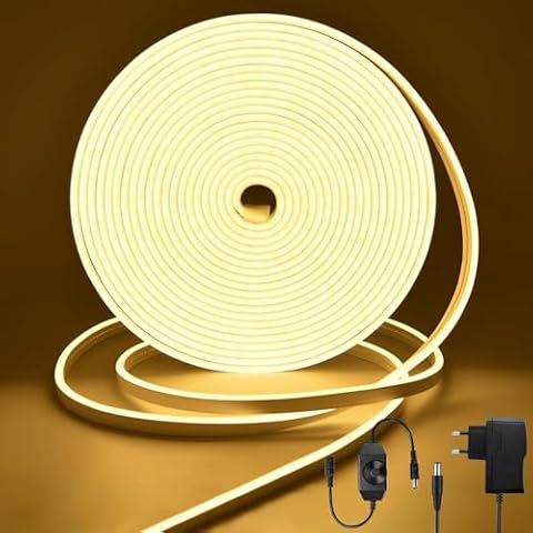 CCILAND 10M Dimmable Neon Strip Lights Cover