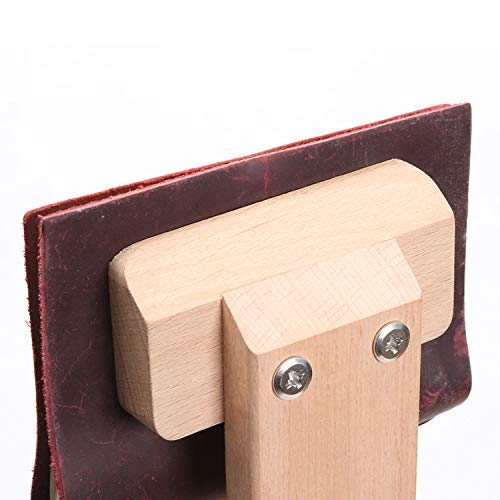 Leather Craft Hand Stitching Pony Horse Improved Wood Table Clamp for Leathercraft Sewing DIY Tool