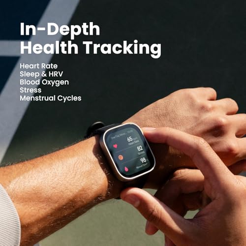 Amazfit Bip Max 50mm Smartwatch, 2.07" AMOLED Display, 20 Days of Battery, GPS, 4GB Storage, Offline Maps, Fitness Tracker, Hybrid Training, 150+ Sports, HYROX Mode, 5 ATM for Android & iPhone, Silver by Amazfit - Image 8