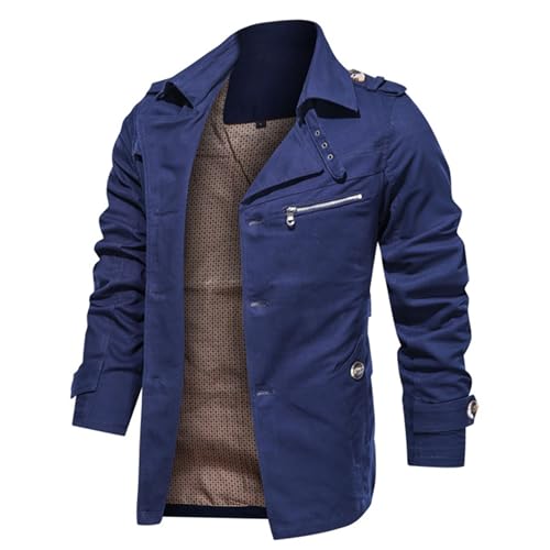 Veste légère en velours côtelé gris 4XL décontractée homme