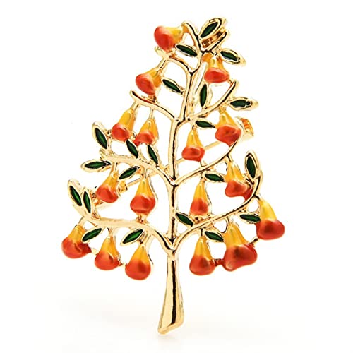 Broche dames émail plante fruit cardigan veste manteau accessoires mode