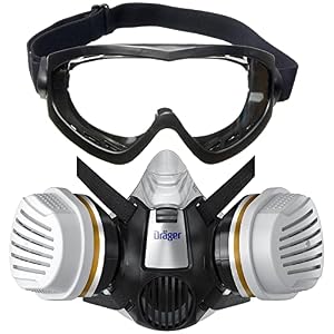 Dräger X-plore 3300 Lackiererset mit X-pect 4200 Schutzbrille