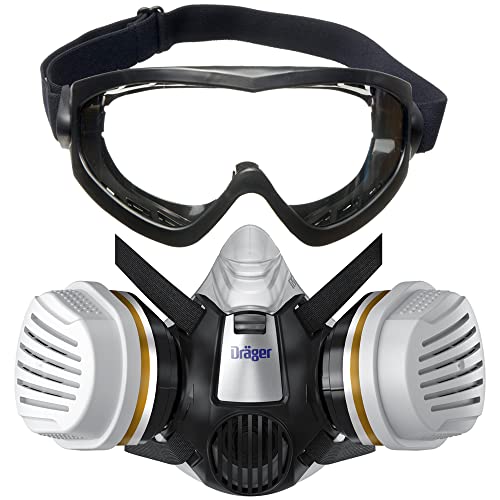 Dräger X-plore 3300 Zestaw malarski z filtrem kombi A2P3 i goglami