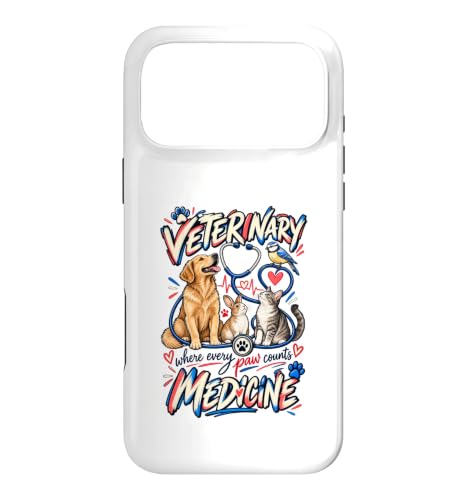 Vet Tech Vet Med Graduate Veterinary Every Paw Medicine �X�}�z�P�[�X iPhone 17 Pro Max �p