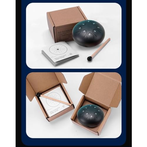 Tambor de lengua de acero de 6 pulgadas Chakra impermeable miniatura 6