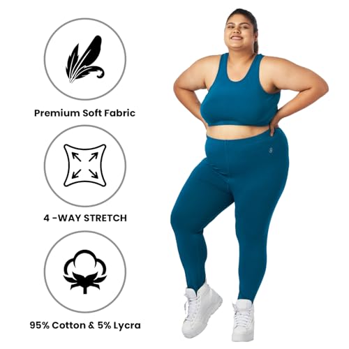 Image of BIGTEES Leggings Regular & Plus Size | Cotton Legging | Legging Full Coverage Tummy Controller | Leggings for Women