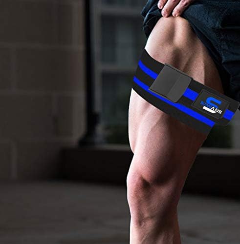 Elastic band,Occlusion Training Bands Blood Flow Restriction Training wraps Fitness [2 Pack] Help You Gain Muscle without Lifting Heavy Weights - Strong Elastic Strap Plus Quick-Release Cam Buckle