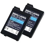 ロワジャパン【PSE基準検品】PSP 2000 3000 互換 PSP-S110 バッテリーパック 【2個セット】容量アップ