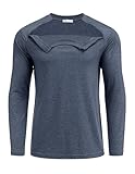 Deyeek Unisex Chemo Shirts for Port Access Chemotherapy Must Haves Long Sleeve Cancer Care Package for Men