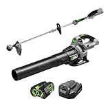 EGO Power+ ST1503LB 15-Inch 56-Volt Lithium-ion Cordless String Trimmer & 530CFM Blower Combo Kit with 4.0Ah Battery and Charger Included