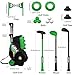 Liberry Toddler Golf Set for Ages 2 3 4 Boys Girls, Upgraded Kids Golf Cart with Shoulder Strap Design, Outdoor Indoor Sports Toys Birthday Gifts, Black