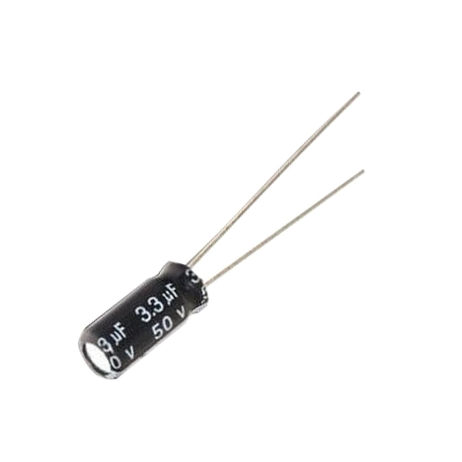 Condensateurs électrolytiques 50V3.3UF 5X11mm de rechange pour réparation de cartes électroniques