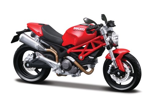 Maisto 531189 - Modellino di Ducati Monster 696, in Scala 1:12, Colori Assortiti