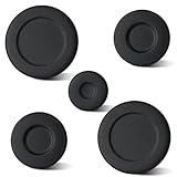 5-Pack W10832694 & W10597133 Gas Stove Burner Cap Replacement Set - Compatible with Whirlpool Gas Stoves, Replaces AP5988633 PS11727796 4363154, Universal Fit for Gas Range Repair
