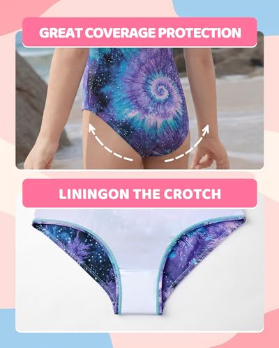 Image of Angel season Girls Swimsuits Kids Bathing Suit One Piece Swimwear with UPF 50+ Cute
