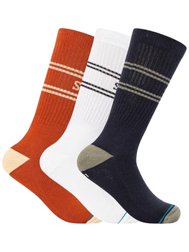 Stance Basic 3-Pack Crew Indigo LG (US Men's Shoe 9-13)