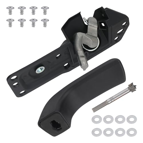 APPERFiT Interior Door Handle for Left Driver Side Compatible with Chevy Chevrolet Silverado, GMC Sierra Truck 1500 2500 3500 2007-2014 Door Panel Parts 20833606 - Thumbnail 2