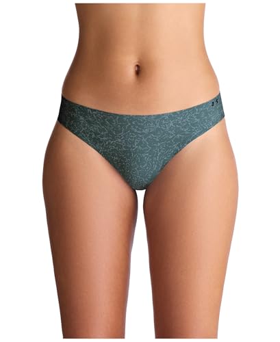 Image of Under Armour Women's 3-pack Pure Stretch No Show Thong Underwear, All-day Comfort & Ultra-soft Fit