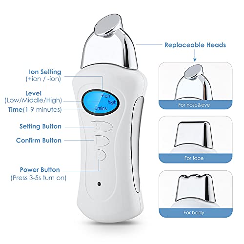 Zgf Face Massager Facial Lifting Skin Microcurrent Tightening Reduce Wrinkle Galvanic Spa Face Body Care Massager Home Use Beauty Device Tool. (Color : White) #TOP6