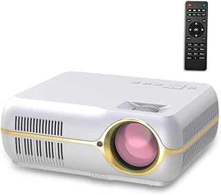 DH-A10B 5.8 inch LCD Screen 4200 Lumens 1280 x 800P HD Smart Projector with Remote Control, Support HDMIx2, USBx2, VGA, AV in/RCA, RJ45