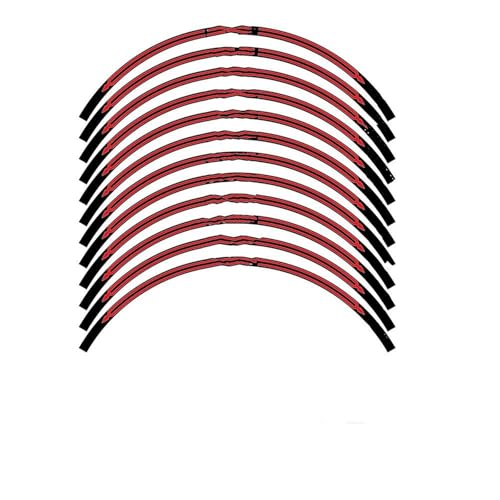 Reflektierende Motorrad-Radaufkleber Felgen- Und Nabenstreifen Für Y&amaha Für TMAX 500/530/560 Motorradteile(Style 3)