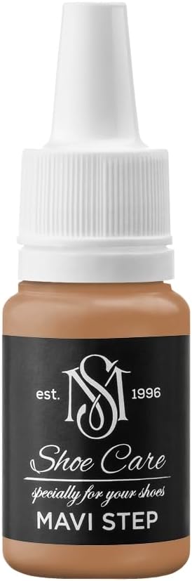 Nutritive Leather Spray - NCS S 4030-Y40R Saddle Brown - Deep Conditioning & Shoe Color Restoration for Smooth Leather by MAVI STEP - 1.70 fl oz / 50 ml