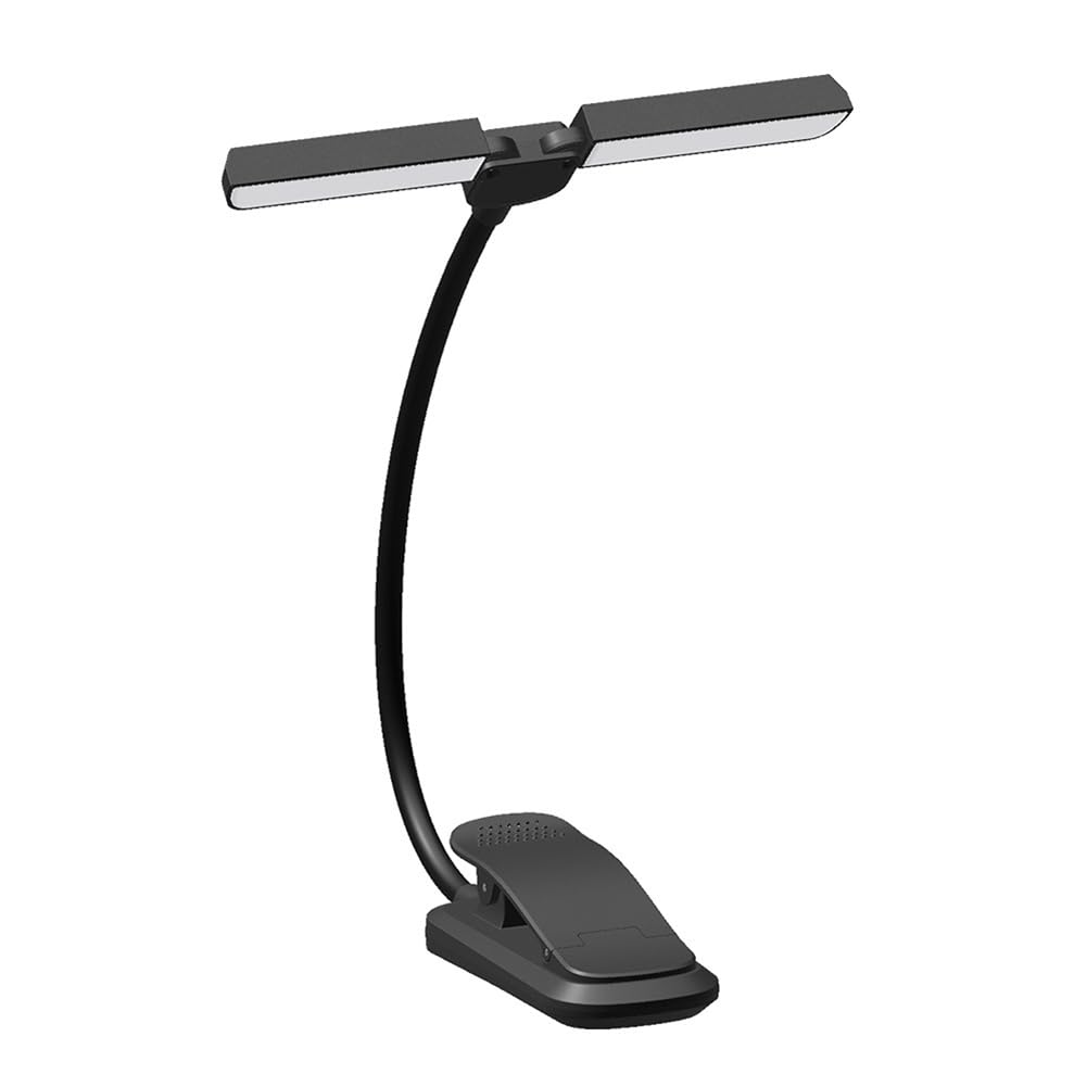 UDSKNV[KSL Rechargeable Book Light 18 LED& Memory Function-Foldable Panel, 3 Color Temperature Options& Stepless Dimming for Reading in Bed