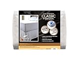 Protetor de Colchão Impermeável Classic Slip Malha Solteiro Superior Fibrasca Branco 90x190