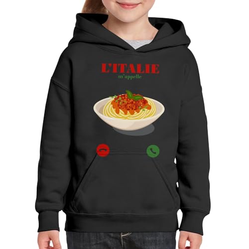 Sweat enfant Italie m'appelle pour les petits passionnés de pâtes