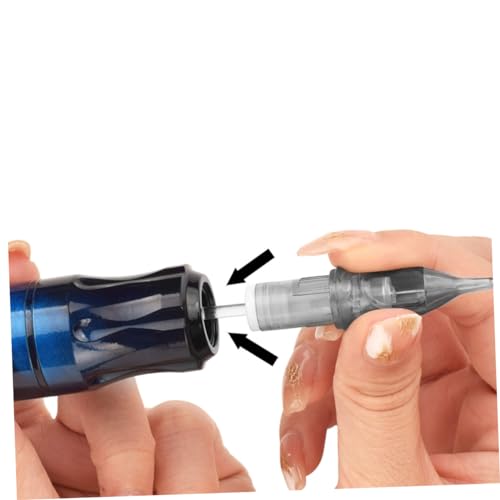 Healeved 5pcs Rotating Pen Portable Tattooing Tool Tattoos Supply Blue Aluminum Alloy - Image 3