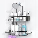 Shower Caddy Hanging Bathroom Organizer: Rustproof Shelf for Inside Shower - No Drilling Racks Over Showerhead - Bath Shelves for Shampoo Soap