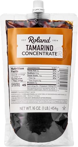 Roland Foods Tamarind Concentrate, Specialty Imported Food, 16 Ounce Pouch, Pack of 1