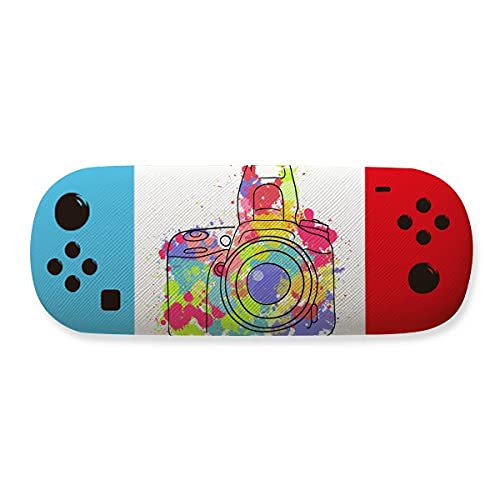 Étui de rangement pour lunettes d'appareil photo au style graffiti coloré et protecteur