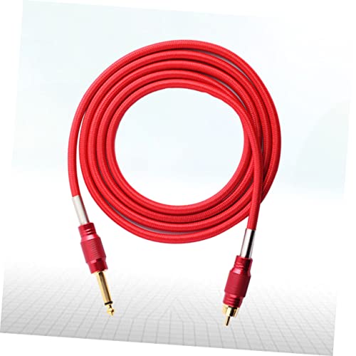 Cable clip cord trenzado profesional y flexible de larga duración para máquina de tatuar roja 4