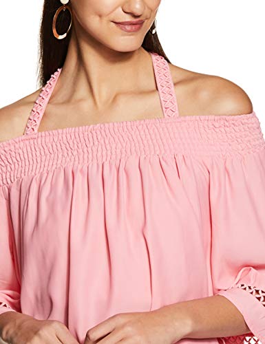 Image of Marie Claire Women's Solid Regular Fit Blouse