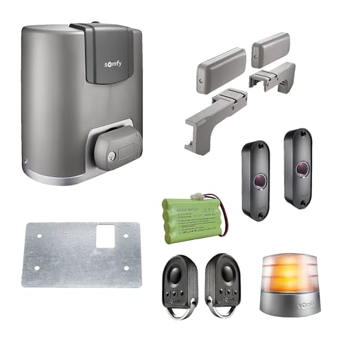 Moteur Elixo 3S io pour Somfy- Motorisation Portail Coulissant - Pack Confort Complet - Technologie...
