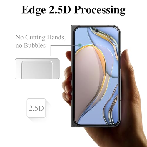 Pokolan 3 Pack Screen Protector for Google Pixel 9 Pro Fold Tempered Glass, 9H Hardness, Case Friendly, No Bubbles - Image 3